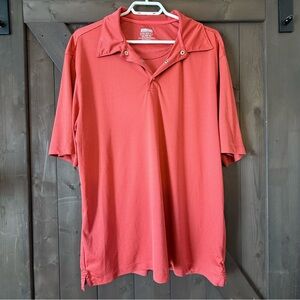 Stylish Coral Polo Shirt